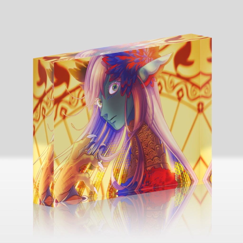 百花桴みつ アクリルブロック