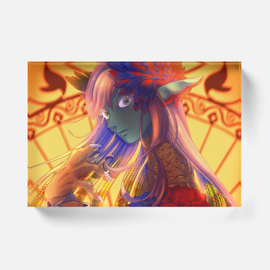 百花桴みつ アクリルブロック