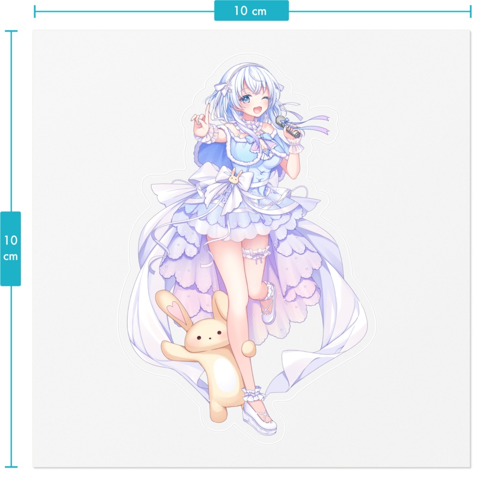 彩水凛兎 ステッカー
