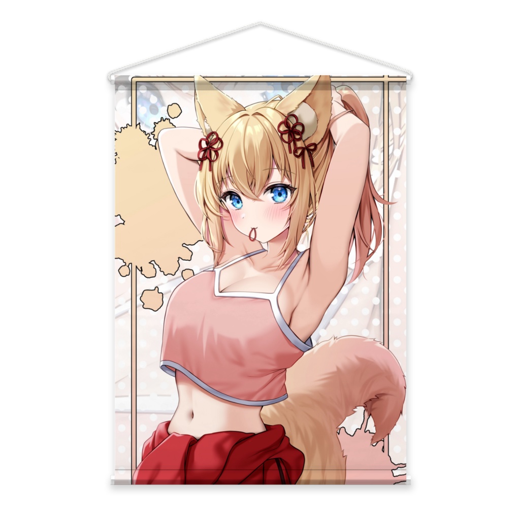 音成あん狐 タペストリー