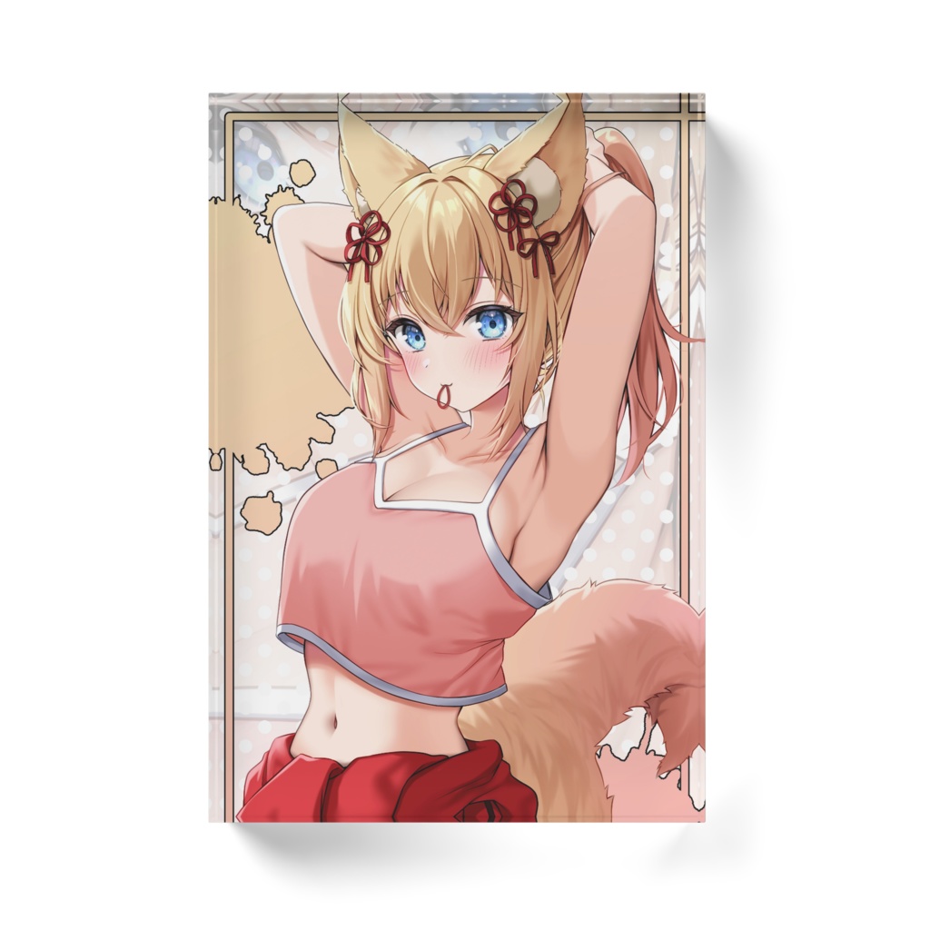 音成あん狐 アクリルブロック