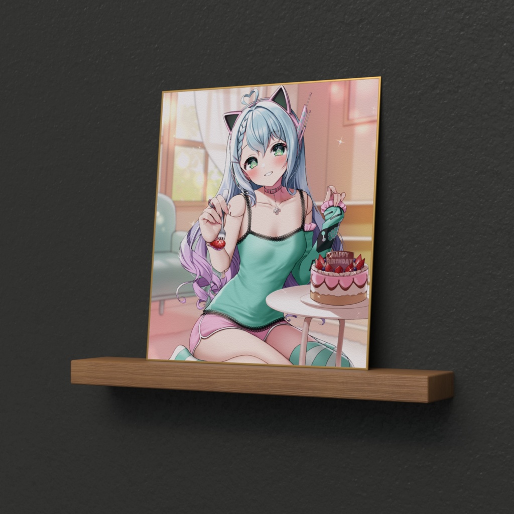 チャル´bis 色紙