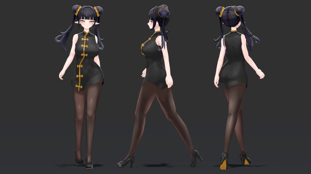 Li Mei オリジナル3Dモデル