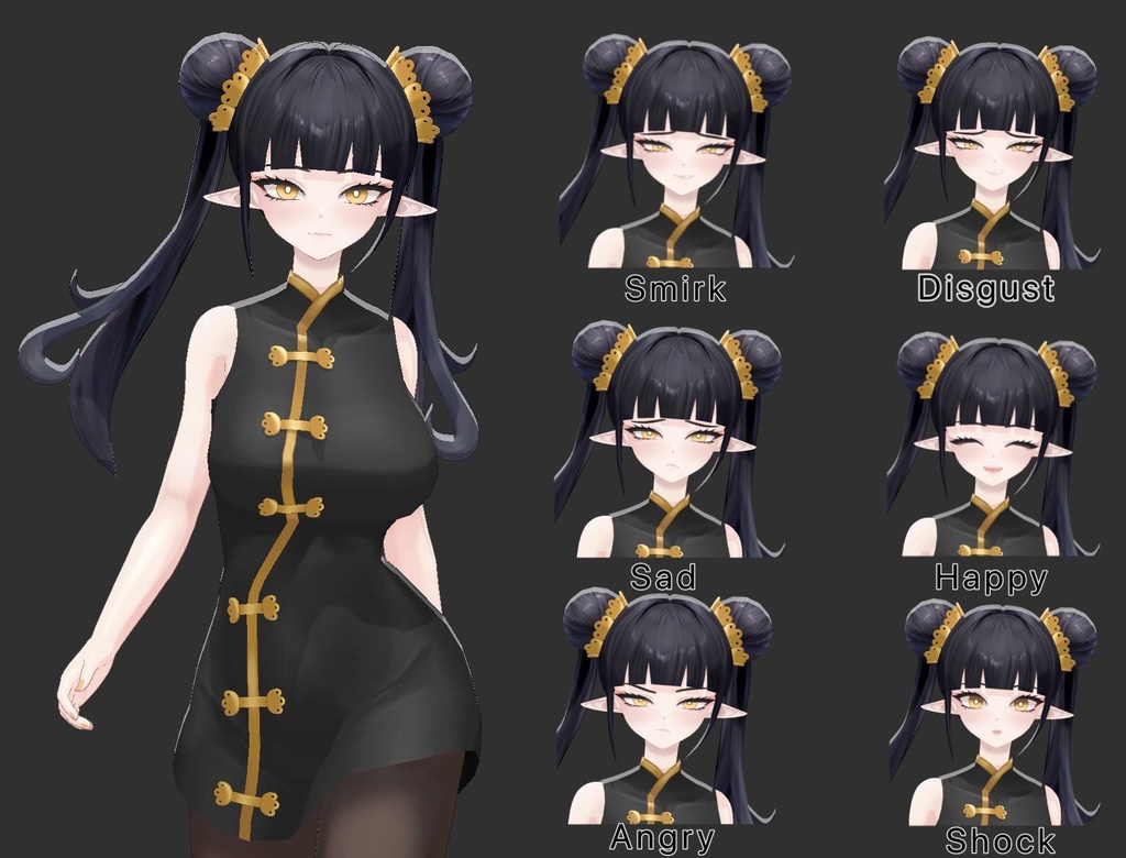 Li Mei オリジナル3Dモデル