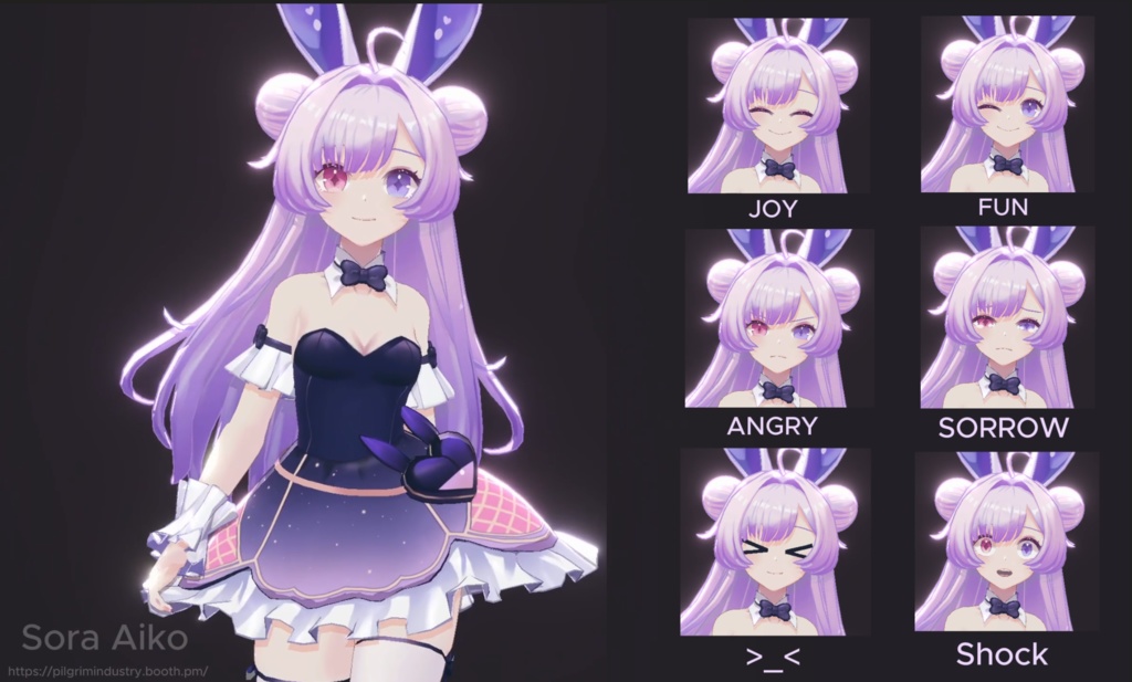 Sora Aiko オリジナル3Dモデル