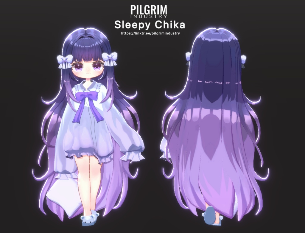 Sleepy Chika オリジナル3Dモデル