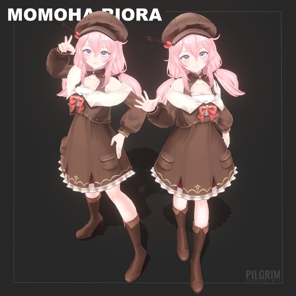 Momoha Riora オリジナル3Dモデル