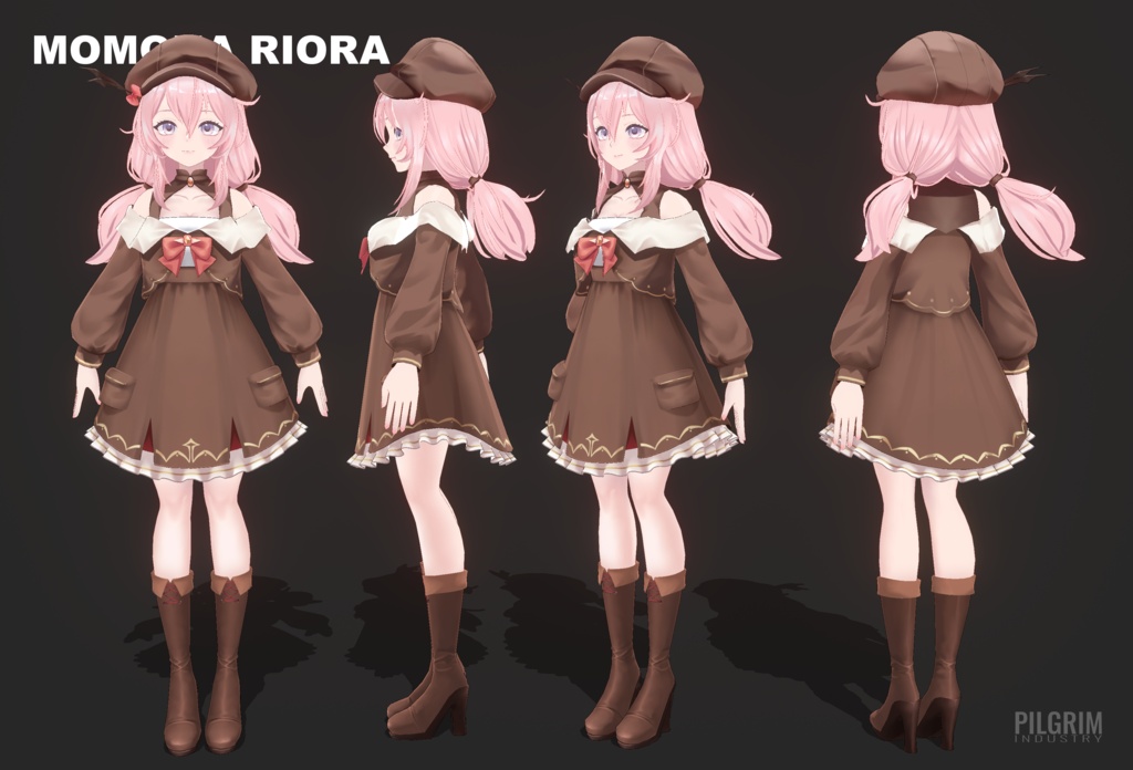 Momoha Riora オリジナル3Dモデル