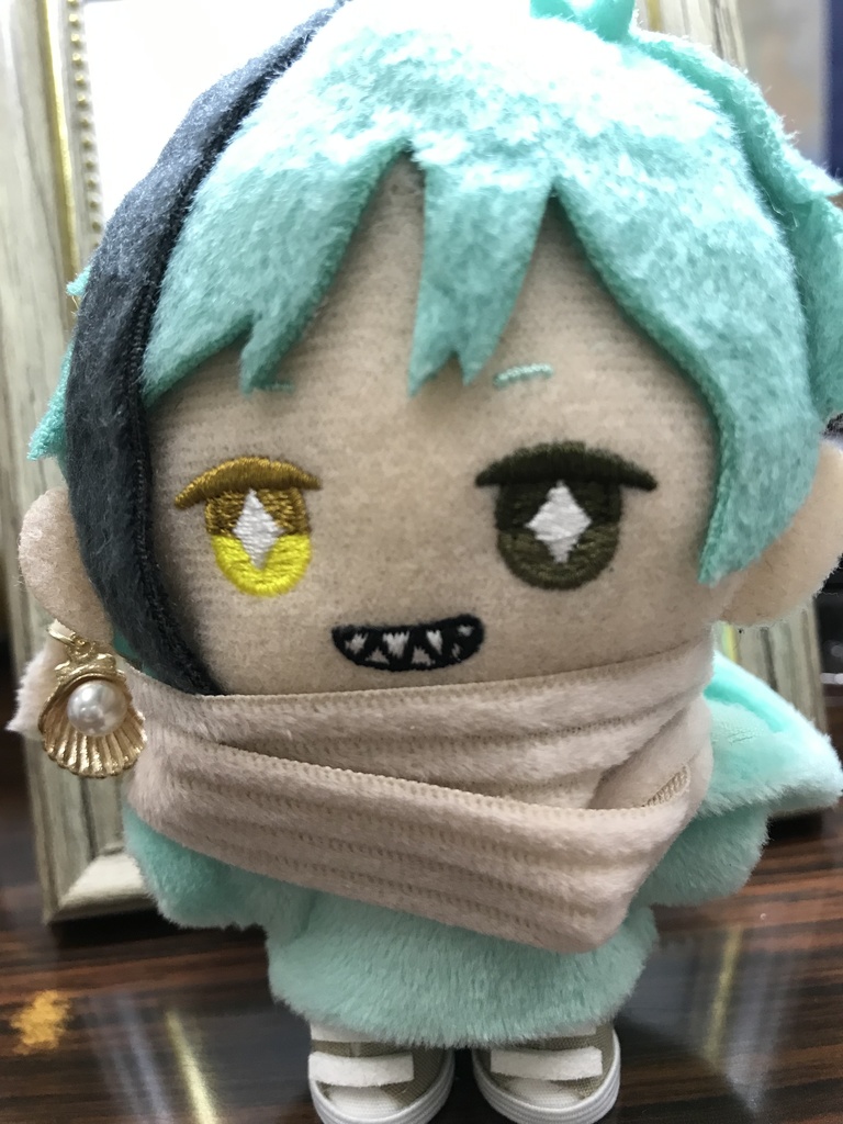 ぬい マフラー コーデュロイ