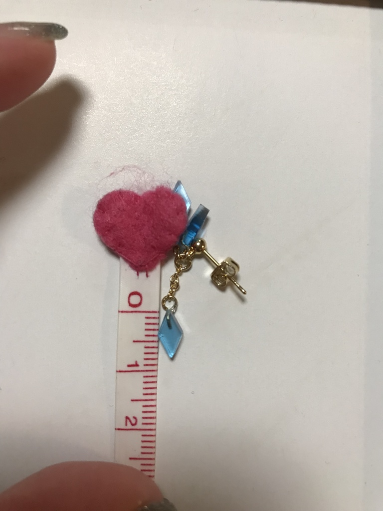 ぬい用 ピアス ツイステ