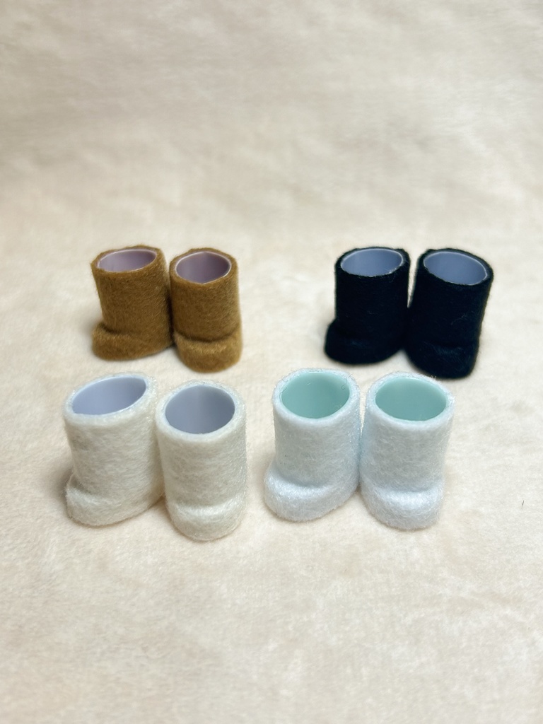 ぷにみお用 ムートン風ブーツ