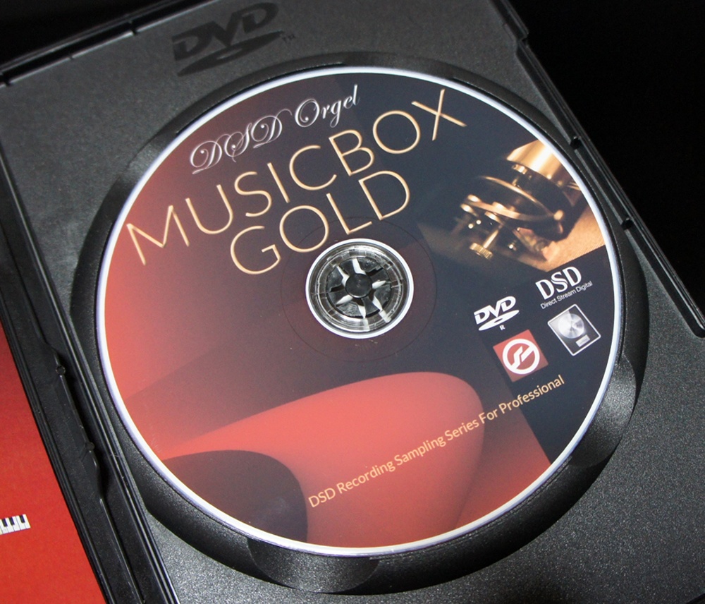 オルゴール音源Music Boxサンプルパック 『GOLD/ゴールド』日本製オルゴール DTM用 KONTAKT/SOUNDFONT/WAV/EXS24/DSDIFF オルゴール音源 DVD-R DSD録音 ハイレゾ音源 MUSICBOX