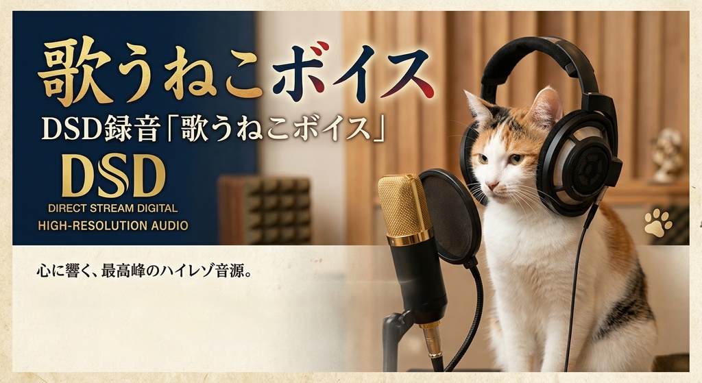 歌う猫ボイス　サンプルパック 　猫の鳴き声で曲を制作　KONTAKT/SOUNDFONT/WAV/EXS24 DSD録音