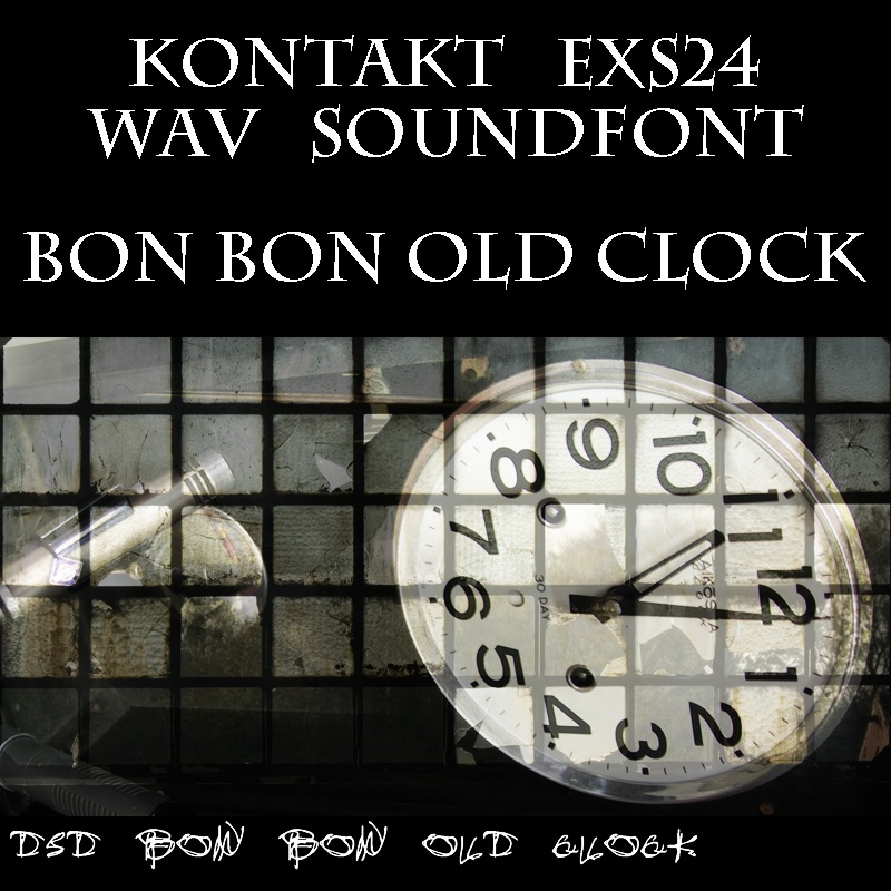 DTM作曲用効果音『ボンボン柱時計』DSD録音　KONTAKT/SOUNDFONT/WAV/EXS24