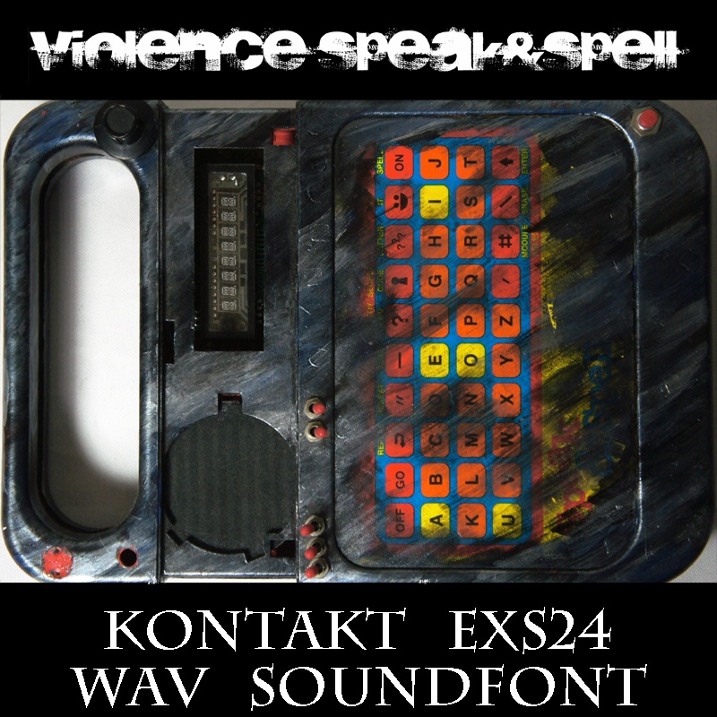 CIRCUIT BENT VIOLENCE スピスぺ　サンプルパック　DTM作曲用効果音　KONTAKT/SOUNDFONT/WAV/EXS24　改造スピスペ
