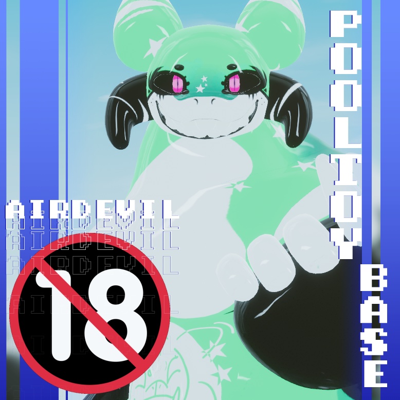 [Original 3D model] AIRDEVIL Pooltoy R-18 [VRchat]