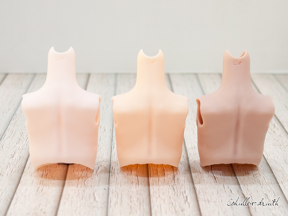 43cmドール用 おとこのこ胸パーツ