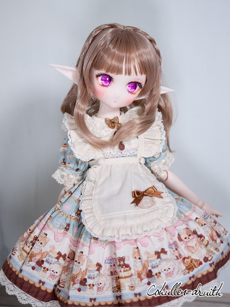 40-60cmドール用 エルフ耳パーツ きりながVer.