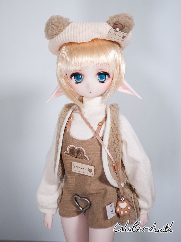 40-60cmドール用 エルフ耳パーツ もちたれVer.