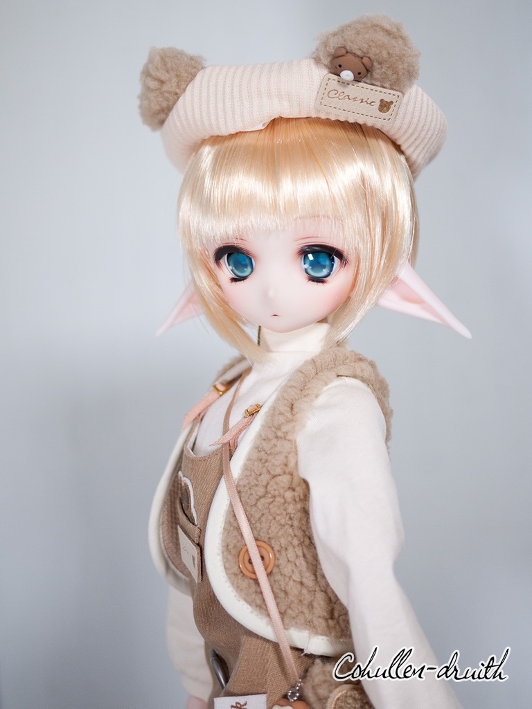 40-60cmドール用 エルフ耳パーツ もちたれVer.