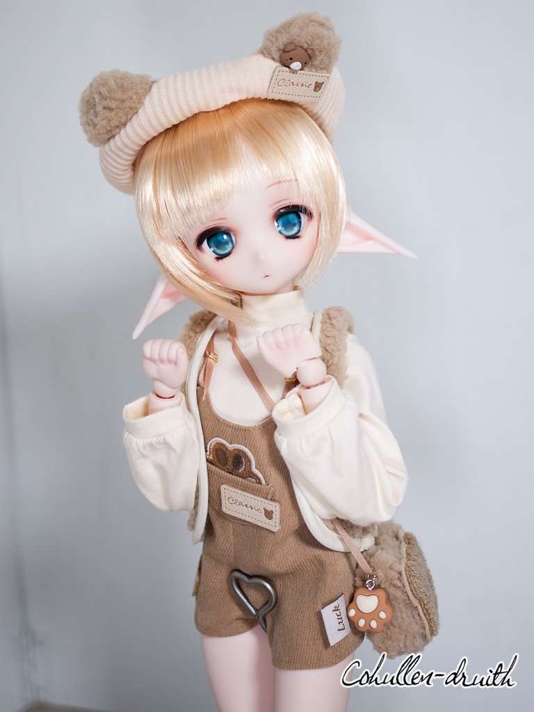 40-60cmドール用 エルフ耳パーツ もちたれVer.