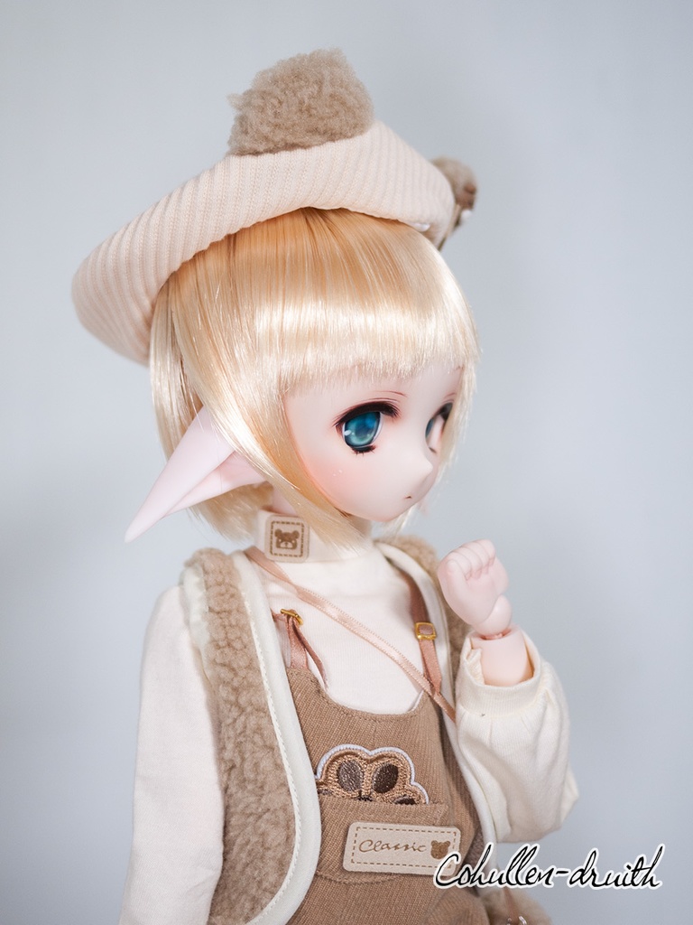 40-60cmドール用 エルフ耳パーツ もちたれVer.