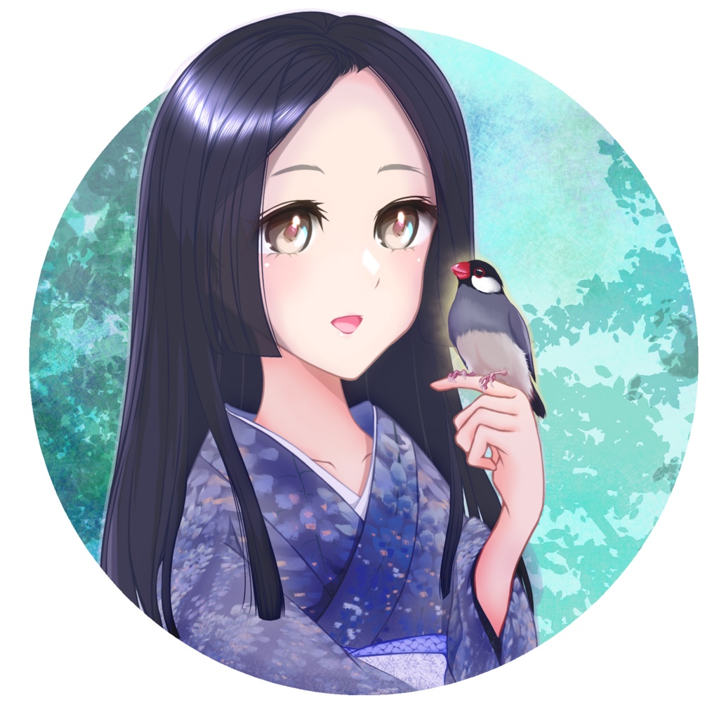 愛しい文鳥 キーホルダー