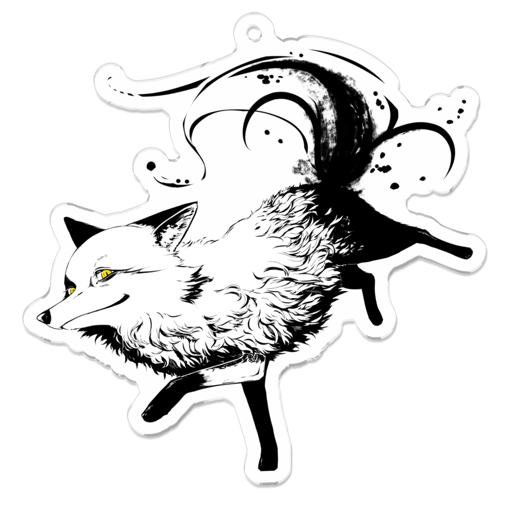 コーティングされたちょと大きめサイズのアクキー