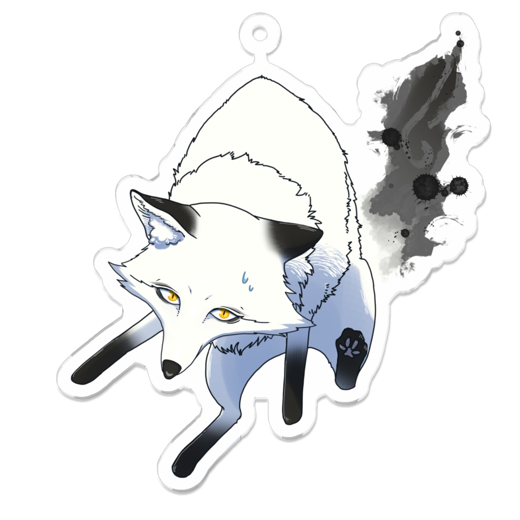 コーティングされたジタバタやこアクキー