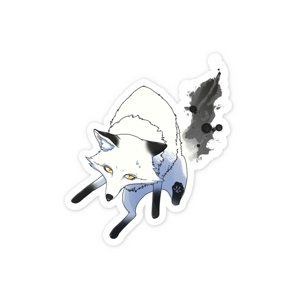 ジタバタスマホステッカー