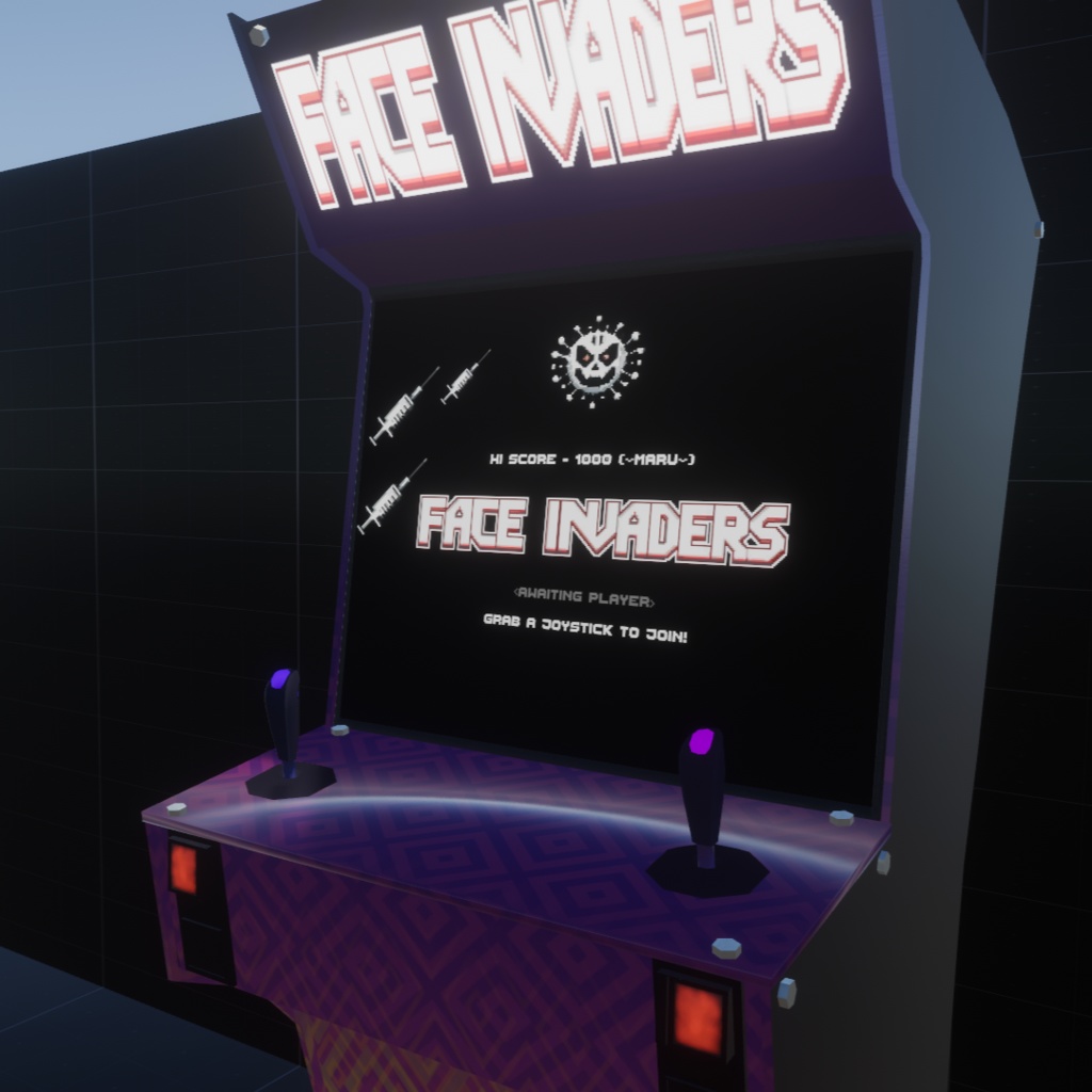 Face Invaders - Multiplayer VRChat Arcade Game Prefab
