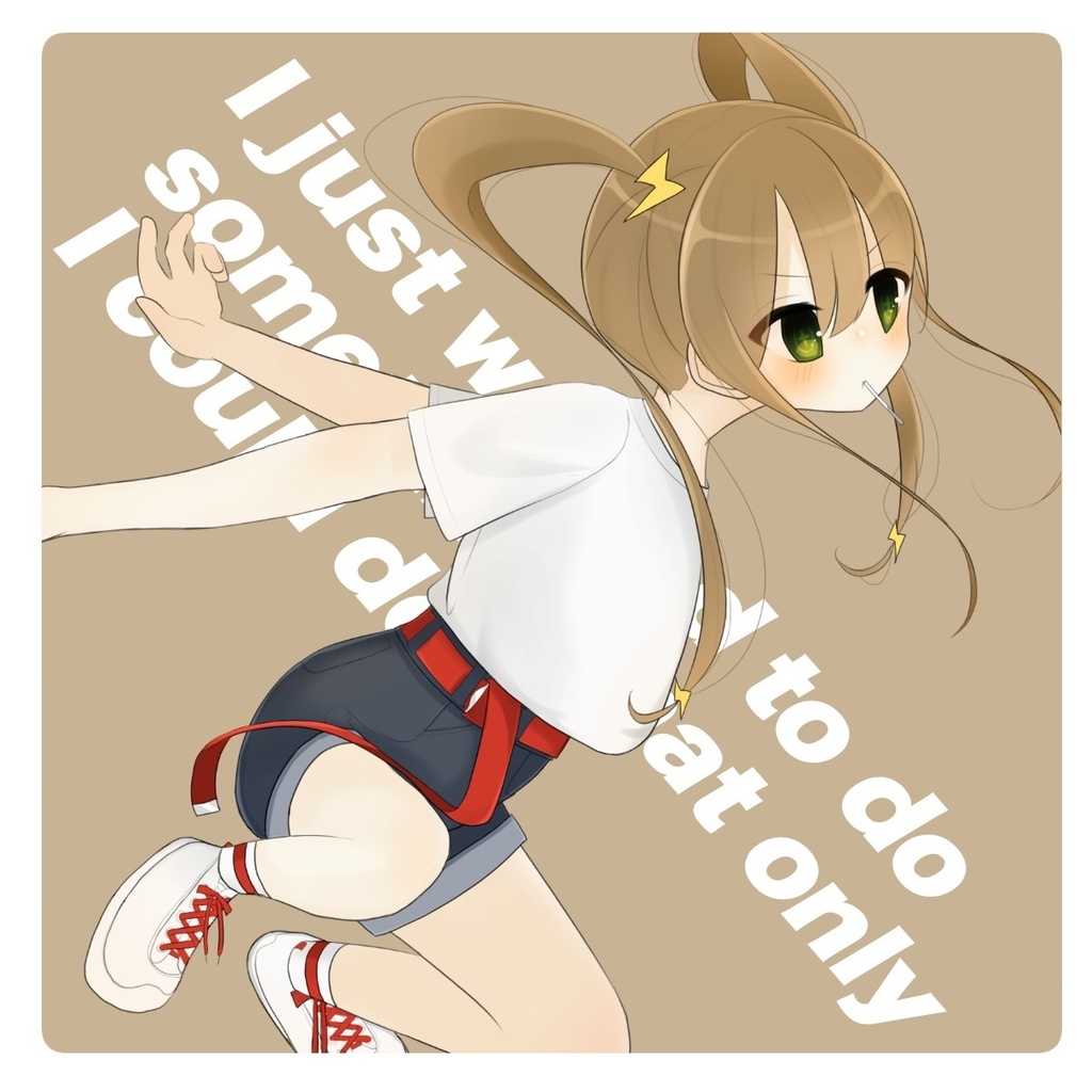 I just wanted to do something that only I could do. ステッカー