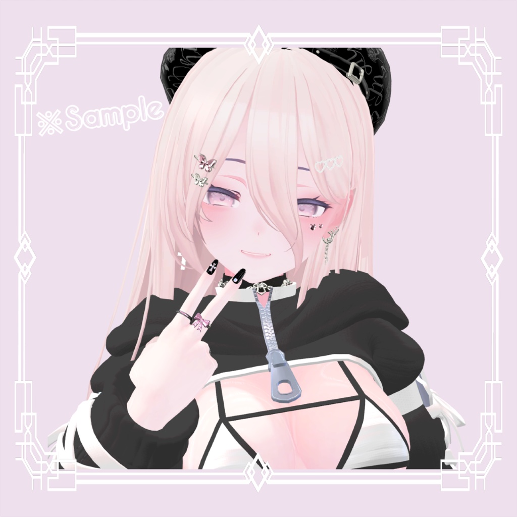 【無料】リボンリング🎀【VRChat】