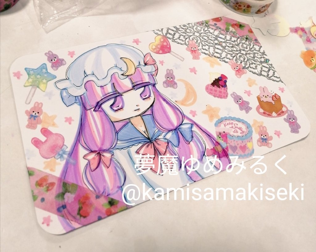 パチェリー・ノーレッジ セーラー服 パチェリー 手描き イラスト