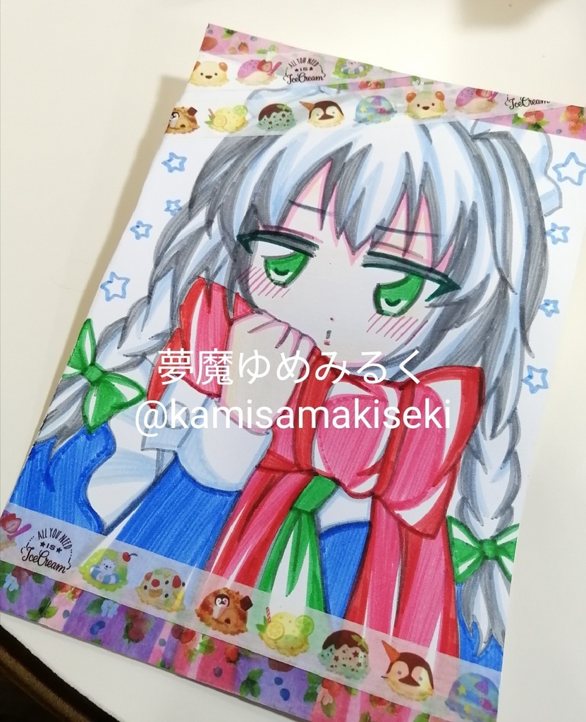 十六夜咲夜 咲夜 メイド 東方Project 手描きイラスト