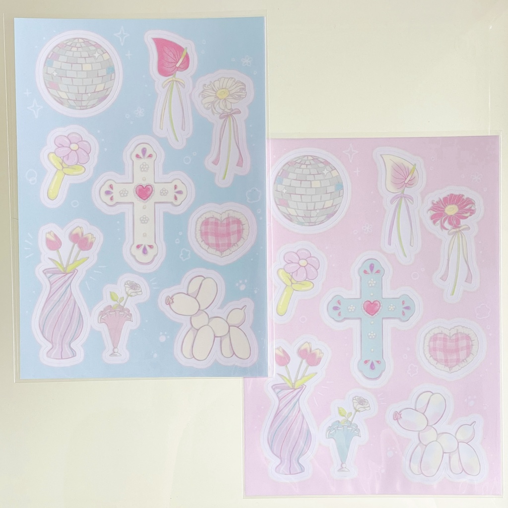 クリアシール(ハーフカット)