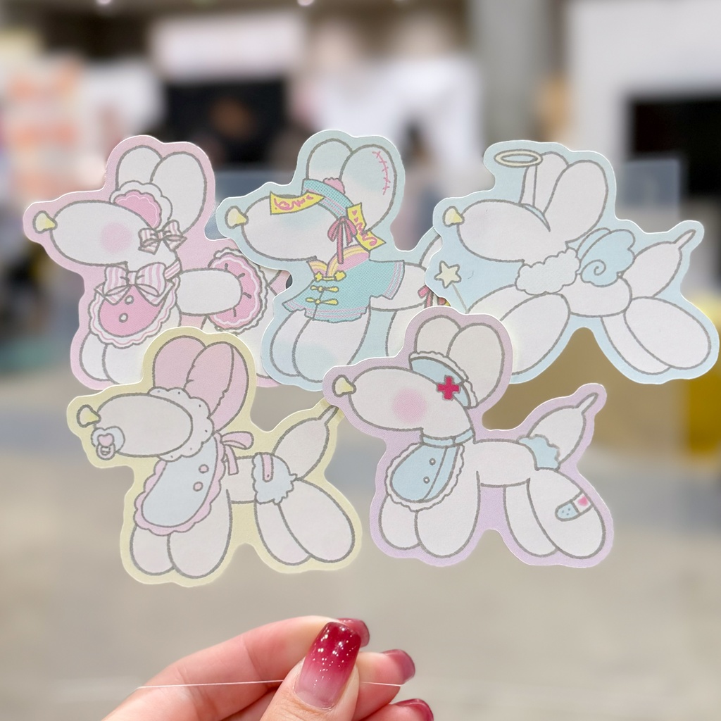 おめかしステッカー