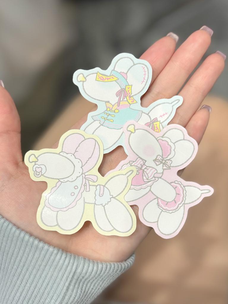 おめかしステッカー