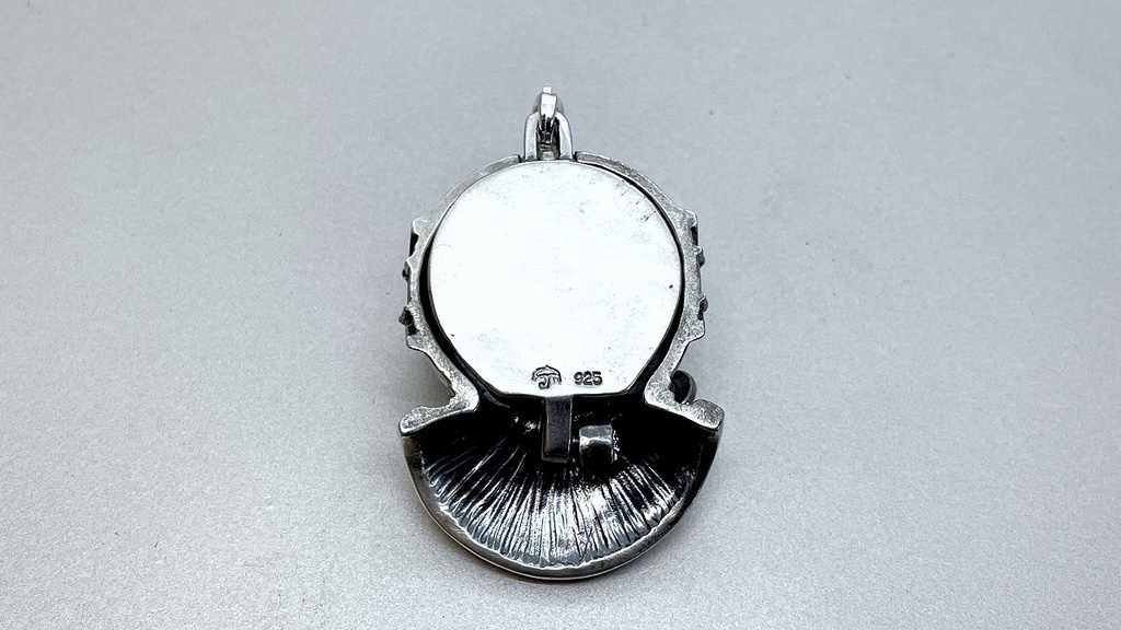 【Abyss Diver】潜水服型ルースケースペンダントトップ(シルバー925ver)