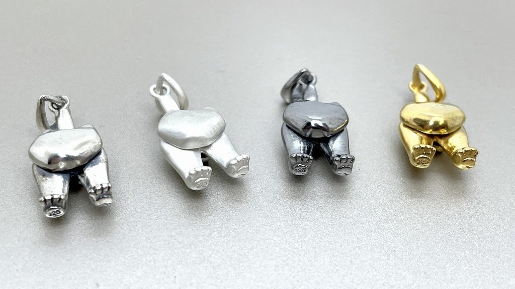 猫福栗(ねこふぐり)SVペンダントトップ