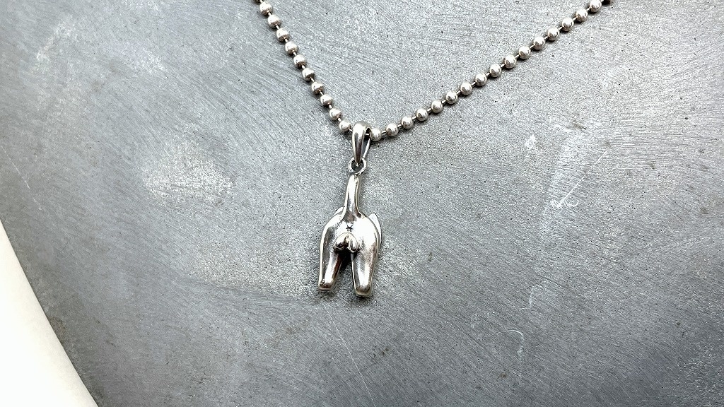 猫福栗(ねこふぐり)SVペンダントトップ