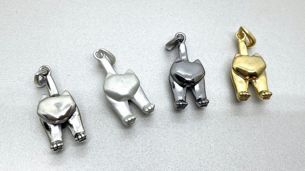 猫福栗(ねこふぐり)SVペンダントトップ