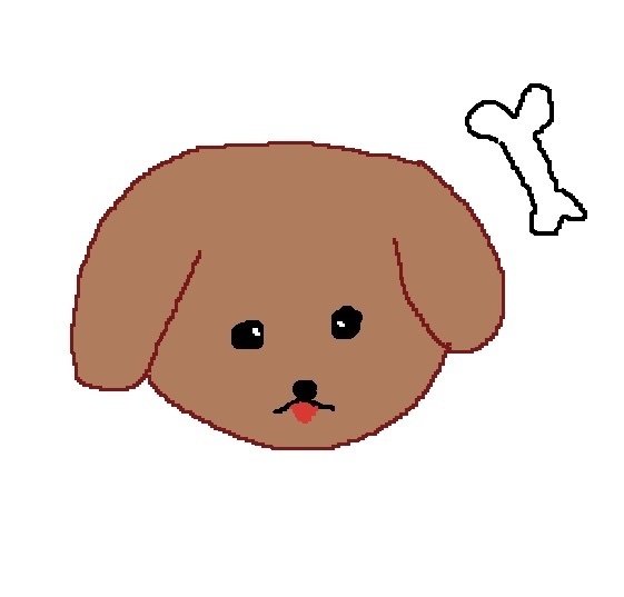 ステッカーいぬ