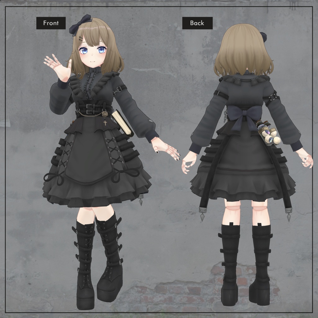 3Dアバター『フラム / FRAM』(素体付き)