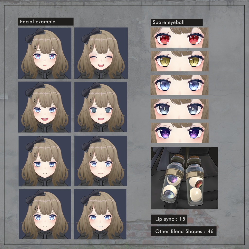 3Dアバター『フラム / FRAM』(素体付き)