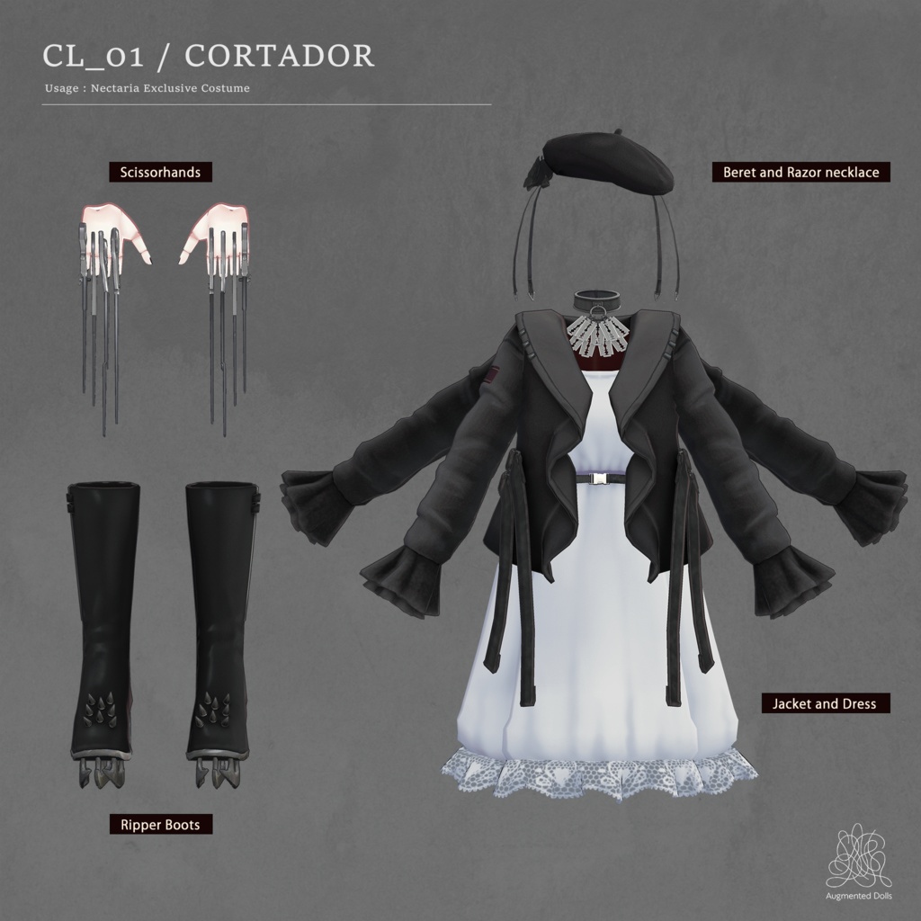 ネクタリア専用衣装モデル『コルタドール / Cortador』