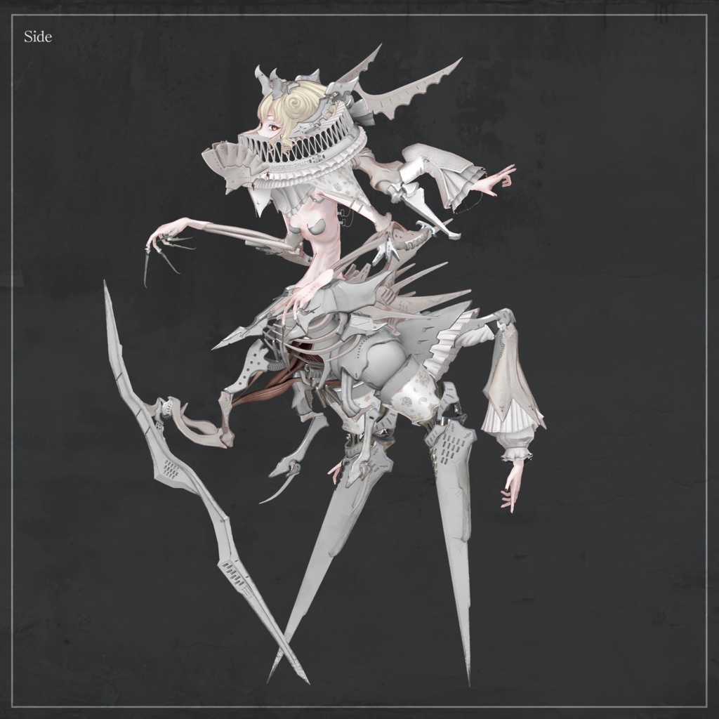 3Dアバター『鳩血蘭 / Pigeonblood Orchid』