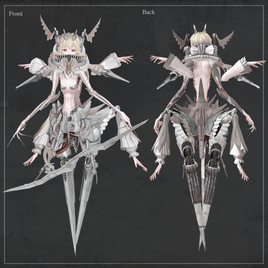 3Dアバター『鳩血蘭 / Pigeonblood Orchid』