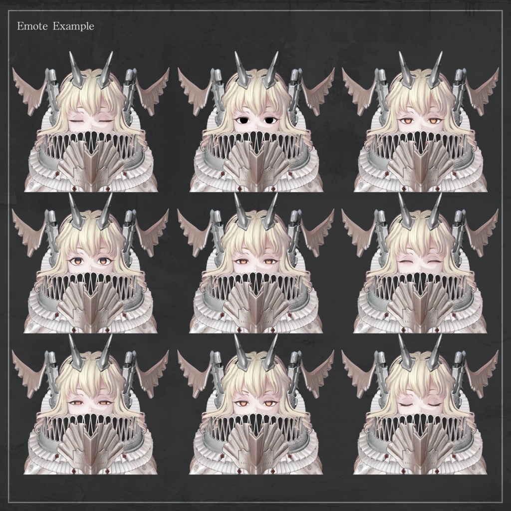 3Dアバター『鳩血蘭 / Pigeonblood Orchid』 - AugmentedDolls