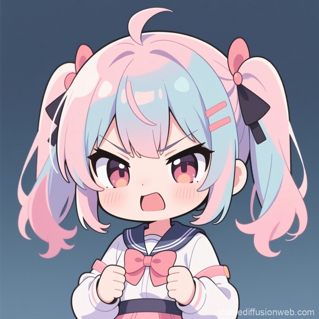 ぷんぷんチビキャラ☆SNSアイコンセット